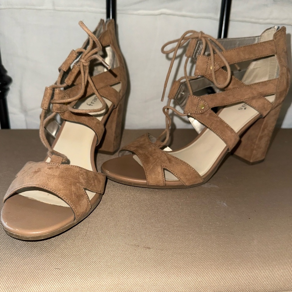Brown Block heel